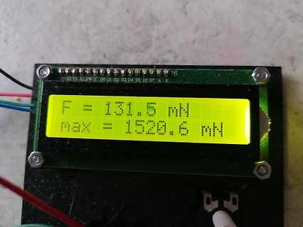 LCD-Display mit Temperatur- und Feuchtigkeitsanzeige