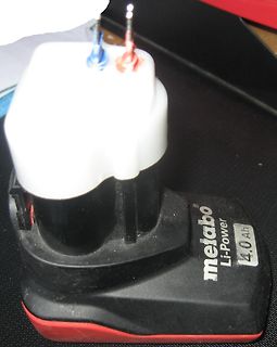 Metabo Li-Power Akku mit Anschlüssen