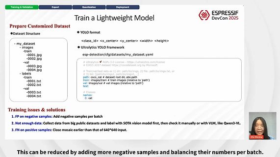 Präsentation über das Training eines YOLO-Modells