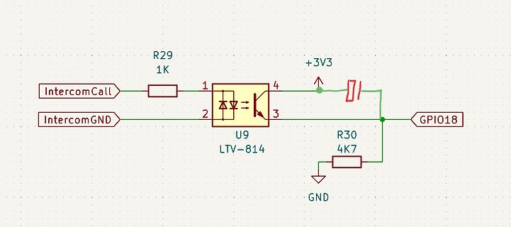 Schaltplan mit Optokoppler LTV-814