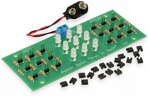 Leiterplatte mit LEDs und Widerständen