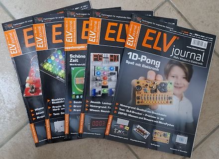 Stapel ELV Journal Fachmagazine