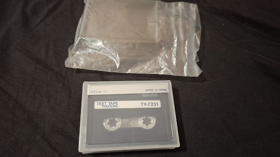 Audio-Testkassette in Plastikhülle