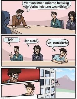Comic über Verlustleistung und Kühlung