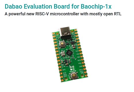 Dabao Evaluation Board für Baochip-1x