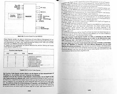 Ausschnitt aus einem Datenblatt zum M6800 Mikroprozessor