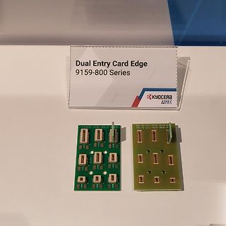 Kyocera AVX Dual Entry Card Edge 9159-800 Serie