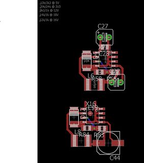 Ausschnitt eines PCB-Layouts