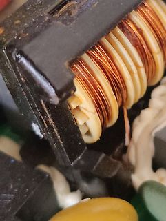 Spule oder Transformator mit Kupferdrahtwicklung