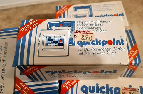 Verpackung von Quickpoint Dia-Rahmchen