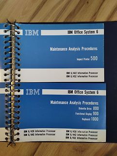 Zwei IBM Office System 6 Handbücher