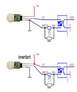 Vergleich zweier Schaltungen mit invertierter Logik