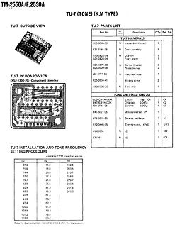 Technische Dokumentation TU-7 Tone Modul