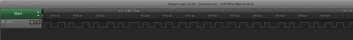 Logikanalysator Waveform Anzeige