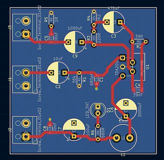 PCB-Layout einer Leiterplatte