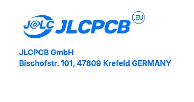 Logo und Firmenadresse von JLCPCB GmbH