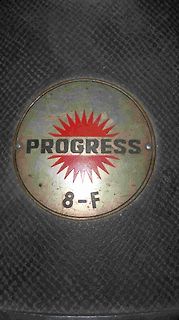 Typenschild Progress 8-F