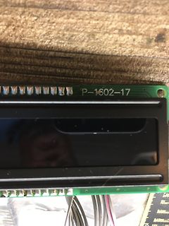 LCD-Display auf Leiterplatte