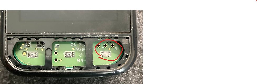 Innenansicht einer Leiterplatte in einem Gehäuse