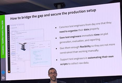 Präsentation über Testingenieur-Datenorganisation