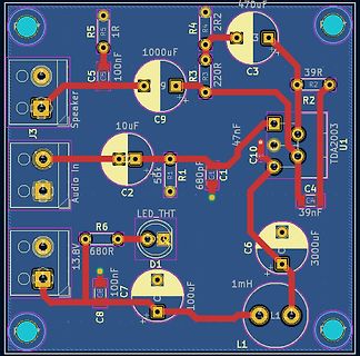 PCB-Layout einer Leiterplatte