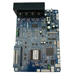 Bestückte Leiterplatte mit integriertem FPGA-Chip
