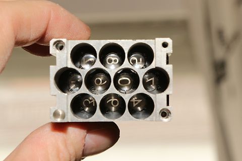 Mechanismus eines mechanischen Rechenschiebers oder Rechenautomaten
