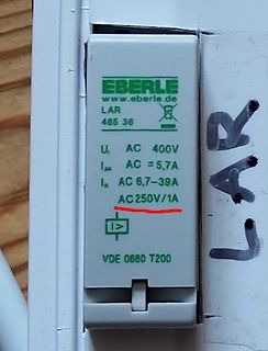 Eberle LAR 465 36 Fehlerstromschutzschalter