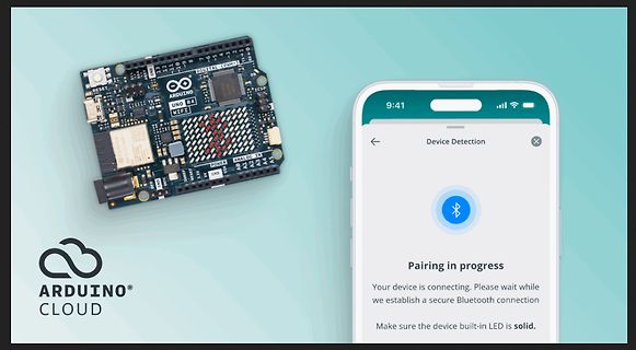 Arduino Uno R4 WiFi und Smartphone mit Bluetooth-Pairing