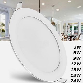LED-Panel mit Leistungsangaben