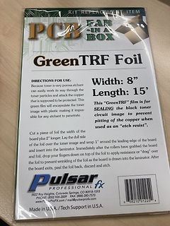 Verpackung von GreenTRF Foil für PCB-Ätzprozesse