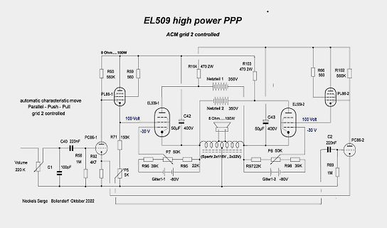 Schaltplan EL509 high power PPP