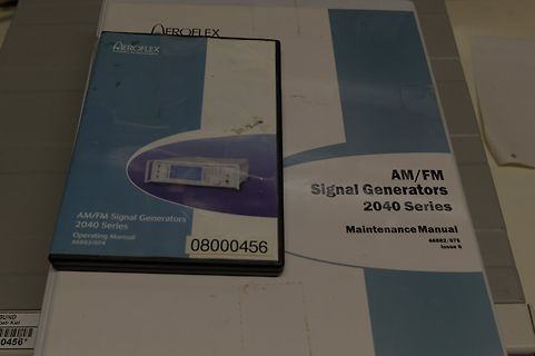 Handbücher für Aeroflex AM/FM Signal Generatoren 2040 Series