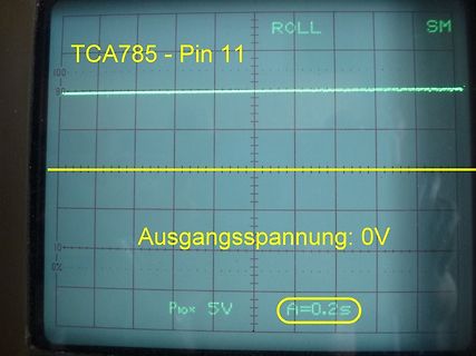 Oszilloskop-Messung von TCA785 Pin 11