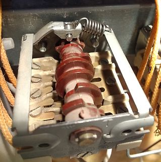 Mechanismus eines Drehschalters oder Drehstromschalters