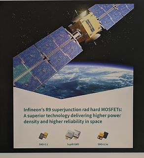 Werbeplakat für Infineon MOSFETs