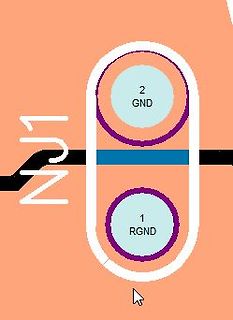 Ausschnitt eines PCB-Layouts