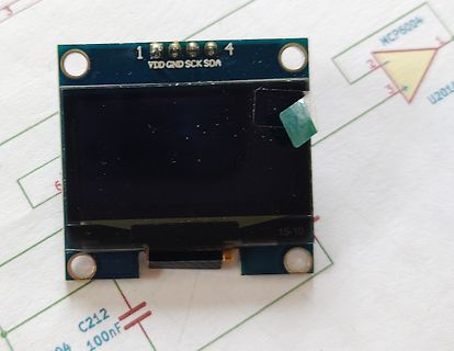 OLED Display Modul auf Leiterplatte