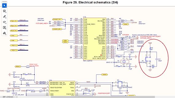 Elektrische Schaltpläne eines Mikrocontrollers