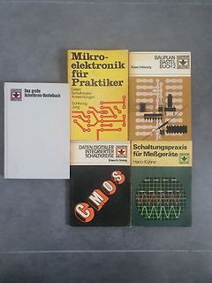 Alte Elektronik-Fachbücher