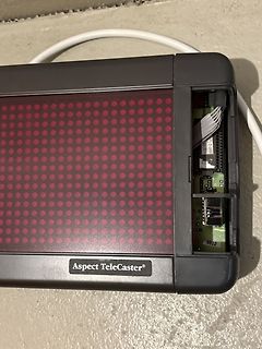 Aspect TeleCaster LED-Display und Elektronikkomponenten