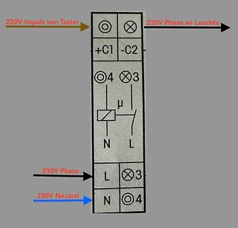 Beschriftung einer elektrischen Komponente oder eines Moduls
