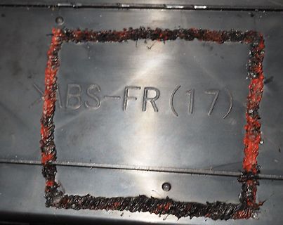 Beschriftung auf Kunststoffoberfläche