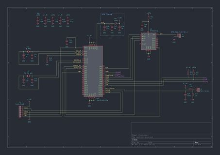 Schaltplan eines Mikrocontroller-Designs mit STM32L431CBT6