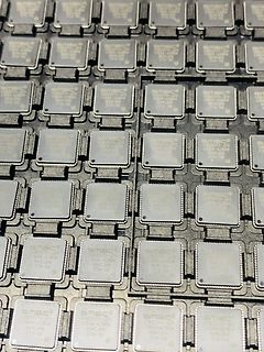 Nahaufnahme von SMSC USB2517-JZX Mikrocontrollern