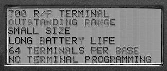 Display eines Funkterminals