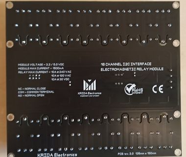 16 Kanal I2C elektromagnetisches Relais-Modul