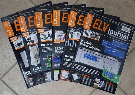 Stapel ELV Fachmagazine