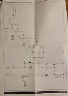 Schaltplan einer Elektronikschaltung