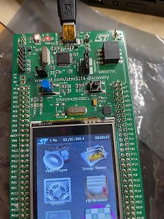 STM32F429I-DISC1 Discovery Board mit Display